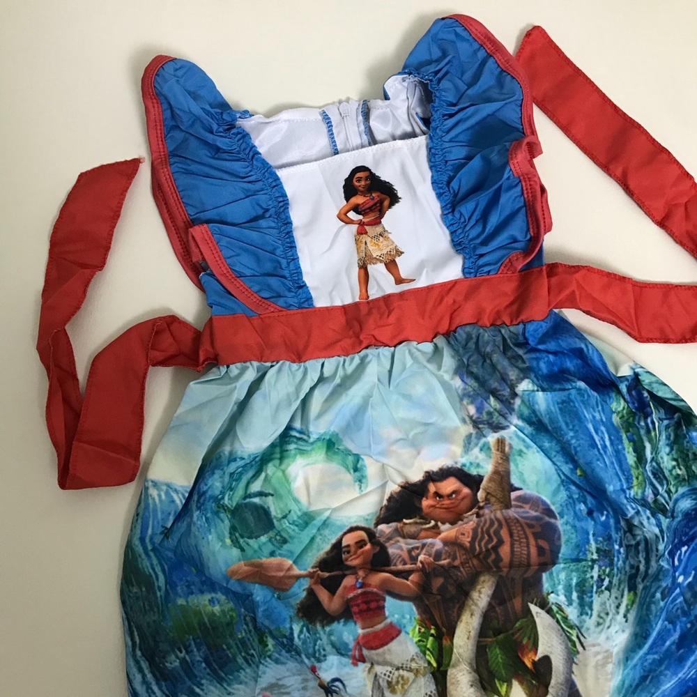 Moana Cute Twirl Dress - Picture 3 of 7